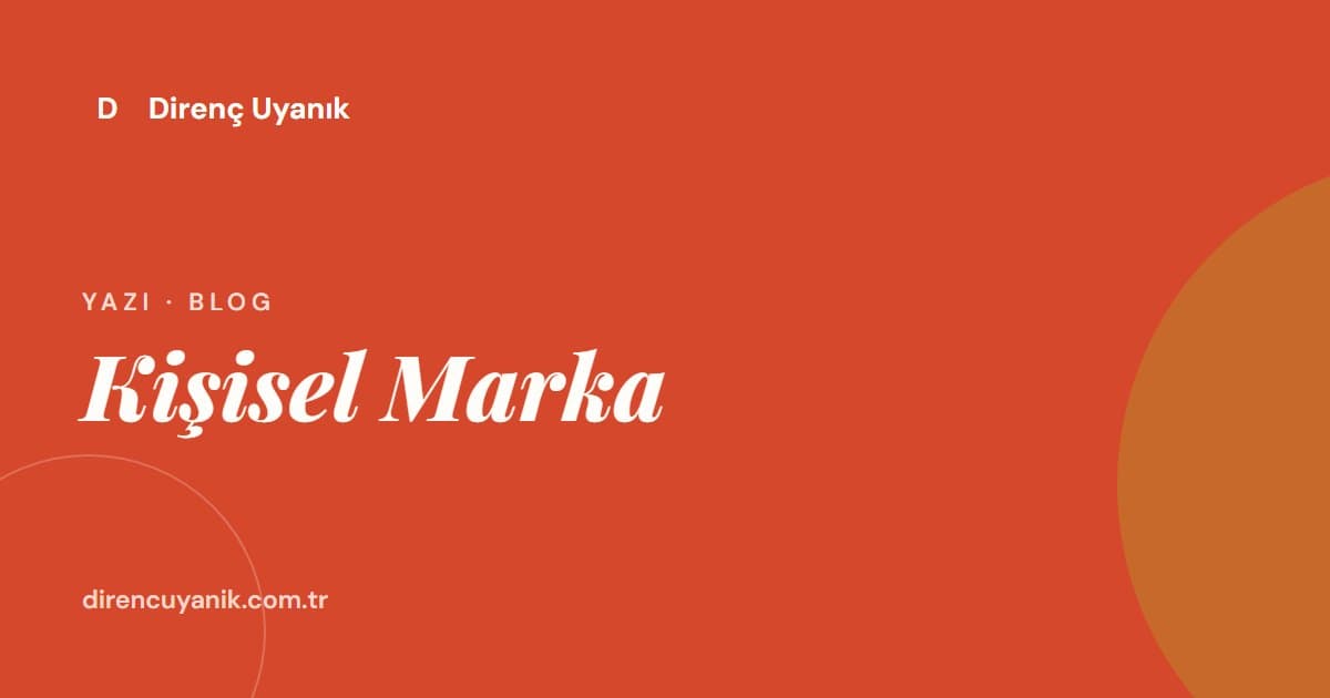 Kişisel Marka İçin Web Sitesi: Neden Şart ve Nasıl Yapılır? — kapak görseli